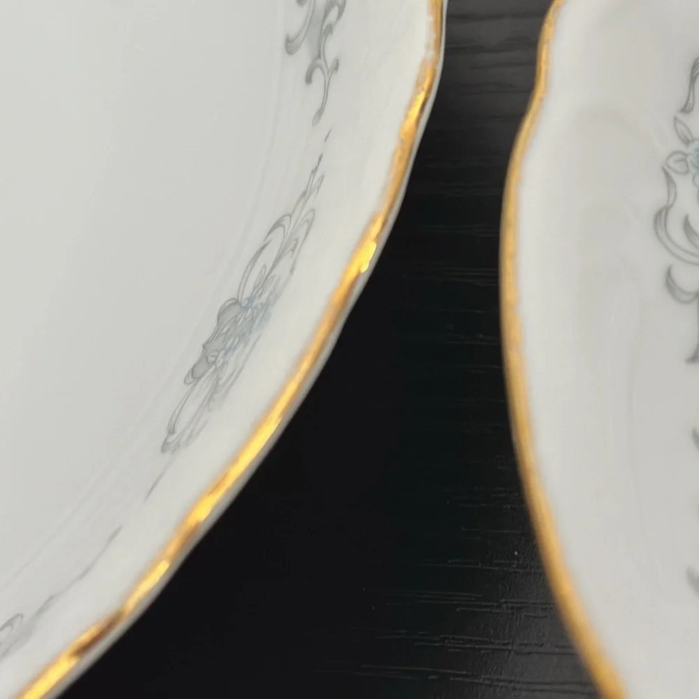 Rose China Florissant Coupe 5 Soup Bowls